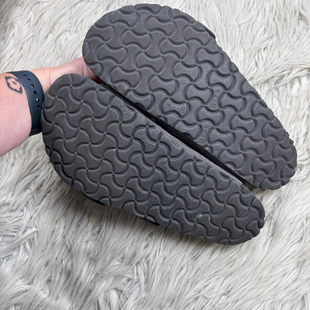 Birkenstock Women's 38 US 7 Gray Suede Arizona Sandals Boho Comfort - Picture 4 of 6